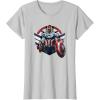 imageMarvel The Falcon the Winter Soldier Captain America Strong TShirtSilver Grey