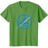 imageMarvel The Fantastic Four First Steps Spacecraft quot4quot Logo TShirtGrass Green