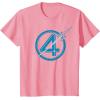 imageMarvel The Fantastic Four First Steps Spacecraft quot4quot Logo TShirtPink