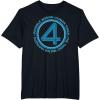 imageMarvel The Fantastic Four First Steps Team Names 4 Logo TShirtBlack