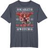 imageMarvel XMen Scarlet Witch Ugly Christmas Sweater TShirtHeather Blue