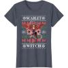 imageMarvel XMen Scarlet Witch Ugly Christmas Sweater TShirtHeather Blue