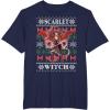 imageMarvel XMen Scarlet Witch Ugly Christmas Sweater TShirtNavy Blue