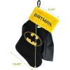imageRuz Marvel SpiderMan 20quot Applique Christmas Stocking Gift Holder for Stocking Stuffers Indoor Home Decor and Holiday Decoration RedBatman Logo