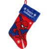 imageRuz Marvel SpiderMan 20quot Applique Christmas Stocking Gift Holder for Stocking Stuffers Indoor Home Decor and Holiday Decoration RedSpiderman