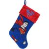 imageRuz Marvel SpiderMan 20quot Applique Christmas Stocking Gift Holder for Stocking Stuffers Indoor Home Decor and Holiday Decoration RedSuperman