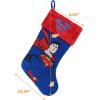 imageRuz Marvel SpiderMan 20quot Applique Christmas Stocking Gift Holder for Stocking Stuffers Indoor Home Decor and Holiday Decoration RedSuperman
