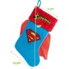 imageRuz Marvel SpiderMan 20quot Applique Christmas Stocking Gift Holder for Stocking Stuffers Indoor Home Decor and Holiday Decoration RedSuperman Logo