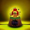 imageSilver Buffalo Marvel Deadpool Mini Light Up Snow GlobeIconic Icons38 Inches Tall 45mm SmallKiller Klowns Rudy