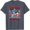imageMarvel Christmas Captain America Ugly Sweater Pattern TShirtHeather Blue