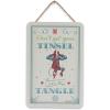 imageMarvel Deadpool Single and Ready to Jingle Hanging Wood Wall Decor  Funny Deadpool Sign for Holiday or Christmas DecorCream