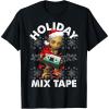 imageMarvel Guardians Of The Galaxy Groot Mix Tape Christmas TShirtBlack