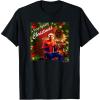 imageMarvel SpiderMan Spidey Christmas Album Cover TShirtBlack
