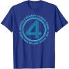 imageMarvel The Fantastic Four First Steps Team Names 4 Logo TShirtRoyal Blue