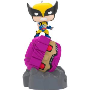 imageHallmark Keepsake Christmas Ornament 2023 Marvel SpiderMan Spidey Spins a Snowflake Super Hero GiftsXMen Wolverine