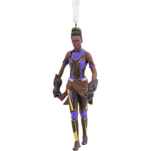 imageHallmark Marvel Comics Heroes and Villains Logo Resin Christmas OrnamentBlack Panther