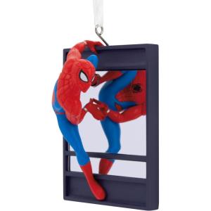 imageHallmark Marvel Spidey and His Amazing Friends SpiderMan ResinChristmas OrnamentSpiderMan on Window