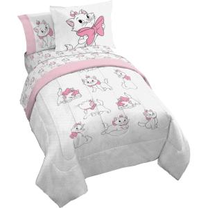imageJay Franco Comforter Set Includes Sheets and Pillow Covers  Soft and Cozy Bed Set for Stylish Room Decor Blue  The Fantastic Four 5 Piece Twin Size BeddingWhite  Aristocats