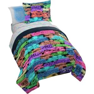 imageJay Franco Comforter Set Includes Sheets and Pillow Covers  Soft and Cozy Bed Set for Stylish Room Decor Blue  The Fantastic Four 5 Piece Twin Size BeddingBlack  Cars