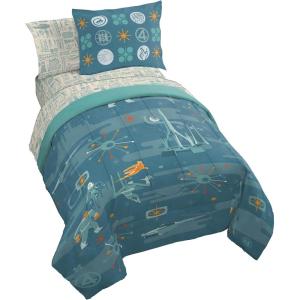 imageJay Franco Comforter Set Includes Sheets and Pillow Covers  Soft and Cozy Bed Set for Stylish Room Decor Blue  The Fantastic Four 5 Piece Twin Size BeddingBlue  Fantastic Four