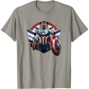 imageMarvel The Falcon the Winter Soldier Captain America Strong TShirtSlate Grey