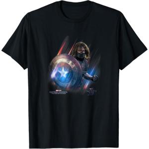 imageMarvel Year Of The Shield Winter Soldier Swipe TShirtBlack