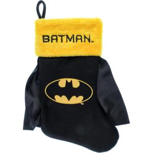 imageRuz Marvel SpiderMan 20quot Applique Christmas Stocking Gift Holder for Stocking Stuffers Indoor Home Decor and Holiday Decoration RedBatman Logo