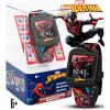 imageAccutime Marvel SpiderMan Red Educational Touchscreen Smart Watch Toy for Boys Girls Toddlers  Selfie Cam Learning Games Alarm Calculator Pedometer and More Model SPD4588AZMutliColor