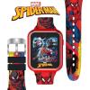 imageAccutime Marvel SpiderMan Red Educational Touchscreen Smart Watch Toy for Boys Girls Toddlers  Selfie Cam Learning Games Alarm Calculator Pedometer and More Model SPD4588AZRedBlack