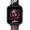 imageAccutime Marvel SpiderMan Red Educational Touchscreen Smart Watch Toy for Boys Girls Toddlers  Selfie Cam Learning Games Alarm Calculator Pedometer and More Model SPD4588AZBlack