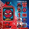 imageAccutime Marvel SpiderMan Red Educational Touchscreen Smart Watch Toy for Boys Girls Toddlers  Selfie Cam Learning Games Alarm Calculator Pedometer and More Model SPD4588AZRed