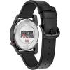 imageCitizen Mens EcoDrive Marvel Miles Morales Black Ion Plated Stainless Steel Case with Black Leather Strap WatchBlack Dial42mm Model AW168500W