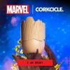 imageCorkcicle Stemless Insulated Wine Glass Tumbler  Keeps Beverages Cold 6 Hours ampamp Hot 3 Hours  Stainless Steel  EasyGrip  Summer Drinkware Gift  Keeps Drinks Ice Cold  12 oz  SpiderManMarvel  Groot