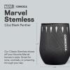 imageCorkcicle Stemless Insulated Wine Glass Tumbler  Keeps Beverages Cold 6 Hours ampamp Hot 3 Hours  Stainless Steel  EasyGrip  Summer Drinkware Gift  Keeps Drinks Ice Cold  12 oz  SpiderManBlack Panther