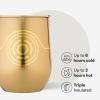 imageCorkcicle Stemless Insulated Wine Glass Tumbler  Keeps Beverages Cold 6 Hours ampamp Hot 3 Hours  Stainless Steel  EasyGrip  Summer Drinkware Gift  Keeps Drinks Ice Cold  12 oz  SpiderManDroids Set of 3