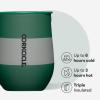 imageCorkcicle Stemless Insulated Wine Glass Tumbler  Keeps Beverages Cold 6 Hours ampamp Hot 3 Hours  Stainless Steel  EasyGrip  Summer Drinkware Gift  Keeps Drinks Ice Cold  12 oz  SpiderManSlytherin