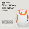 imageCorkcicle Stemless Insulated Wine Glass Tumbler  Keeps Beverages Cold 6 Hours ampamp Hot 3 Hours  Stainless Steel  EasyGrip  Summer Drinkware Gift  Keeps Drinks Ice Cold  12 oz  SpiderManDroids Set of 3