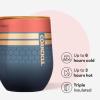 imageCorkcicle Stemless Insulated Wine Glass Tumbler  Keeps Beverages Cold 6 Hours ampamp Hot 3 Hours  Stainless Steel  EasyGrip  Summer Drinkware Gift  Keeps Drinks Ice Cold  12 oz  SpiderManCaptain Marvel