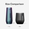 imageCorkcicle Stemless Insulated Wine Glass Tumbler  Keeps Beverages Cold 6 Hours ampamp Hot 3 Hours  Stainless Steel  EasyGrip  Summer Drinkware Gift  Keeps Drinks Ice Cold  12 oz  SpiderManCaptain America