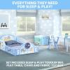 imageDelta Children  Marvel Spidey and His Amazing Friends 4Piece Toddler RoominaBox Set  Includes Sleep and Play Toddler Bed Table 1 Chair and Fabric Toy Box BlueRedBluey