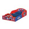 imageDelta Children  Marvel Spidey and His Amazing Friends 4Piece Toddler RoominaBox Set  Includes Sleep and Play Toddler Bed Table 1 Chair and Fabric Toy Box BlueRedMarvel Spidey and His Amazing Friends