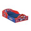 imageDelta Children  Marvel Spidey and His Amazing Friends 4Piece Toddler RoominaBox Set  Includes Sleep and Play Toddler Bed Table 1 Chair and Fabric Toy Box BlueRedMarvel Spidey and His Amazing Friends