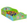 imageDelta Children  Marvel Spidey and His Amazing Friends 4Piece Toddler RoominaBox Set  Includes Sleep and Play Toddler Bed Table 1 Chair and Fabric Toy Box BlueRedCocomelon