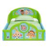 imageDelta Children  Marvel Spidey and His Amazing Friends 4Piece Toddler RoominaBox Set  Includes Sleep and Play Toddler Bed Table 1 Chair and Fabric Toy Box BlueRedCocomelon