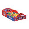 imageDelta Children  Marvel Spidey and His Amazing Friends 4Piece Toddler RoominaBox Set  Includes Sleep and Play Toddler Bed Table 1 Chair and Fabric Toy Box BlueRedMarvel Spidey and His Amazing Friends