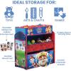 imageDelta Children MultiBin Toy Organizer Marvel Spider ManPaw Patrol Rescue Pups