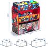 imageDelta Children MultiBin Toy Organizer Marvel Spider ManSpiderman