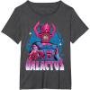 imageFantastic Four  Galactus Logo Oversized TShirtDark Heather Grey