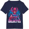 imageFantastic Four  Galactus Logo Oversized TShirtNavy Blue