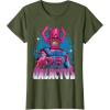 imageFantastic Four  Galactus Logo Oversized TShirtOlive Green
